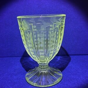 Ornate Glass Goblet